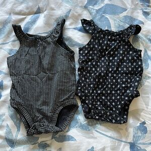 Stylish Black and White Kids One Pieces